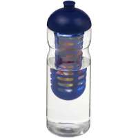 transparent / blau