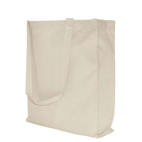 Baumwolltasche mit langen Griffen - 135 g/m² - 38 x 42 x 10 cm