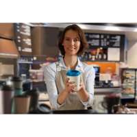Vorschau: Kaffeebecher "Premium", small upcycling Vorschau: Kaffeebecher "Premium", small upcycling