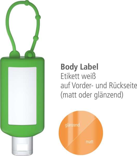 Sonnenmilch, 50 ml Bumper, Body Label (R-PET)