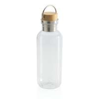 Vorschau: RCS rPET Flasche with Bambusdeckel und Griff Vorschau: RCS rPET Flasche with Bambusdeckel und Griff