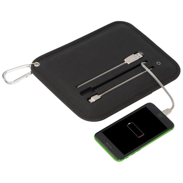 Gummierte Powerbank aus Metall mit 8.000 mAh