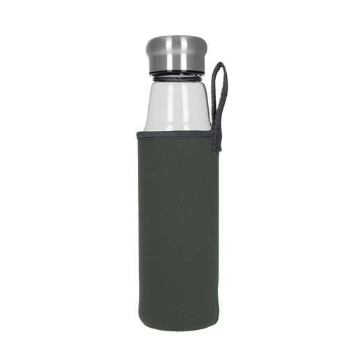 Glasflasche mit Hülle &quot;Life&quot; 0,55 l