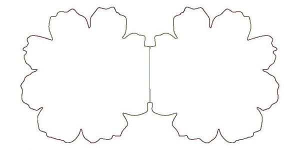 Klappkärtchen Blüte, bunte Blumenmischung, 1-4 c Digitaldruck inklusive