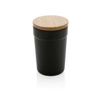 GRS rPP-Becher mit Bambusdeckel