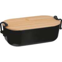 Vorschau: Lunchbox mit Bambusdeckel und Bügelverschluss Vorschau: Lunchbox mit Bambusdeckel und Bügelverschluss
