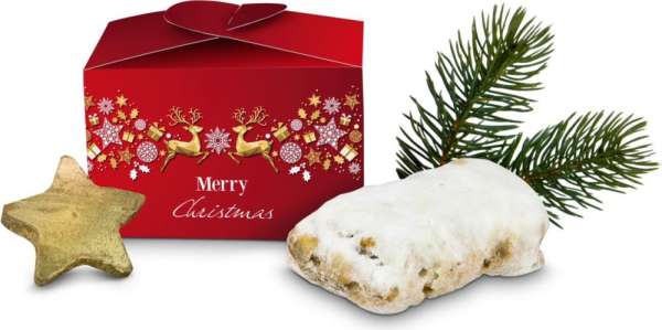 Präsentartikel: Mini Stollen Merry Christmas