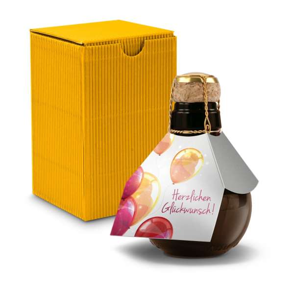 Kleinste Sektflasche der Welt! Herzlichen Glückwunsch