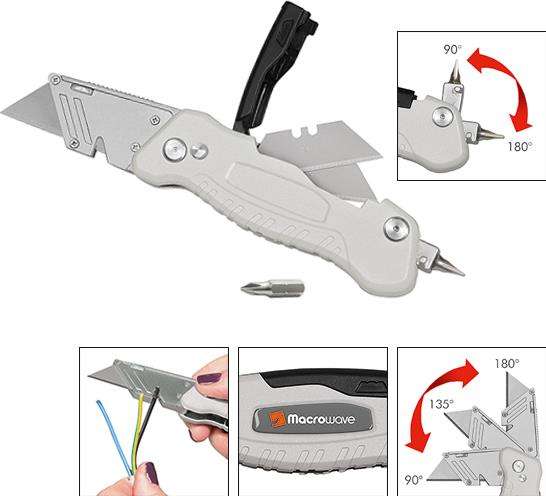 Trapezklingen-Klappmesser &quot;Solid Screw Cut&quot;