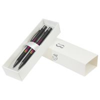 Bowie Soft-Touch Kugelschreiber & Druckbleistift Geschenk-Set - Inkjet