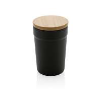 GRS rPP-Becher mit Bambusdeckel