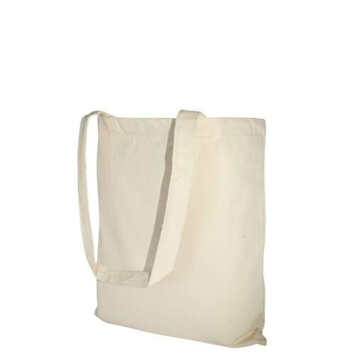 Baumwolltasche mit langen Griffen - 340 g/m² - 38 x 42 cm