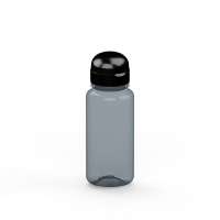 Trinkflasche Sports grau-transparent 0,4 l, RPET