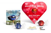 Lindt Lindor Kugel in Werbekartonage inkl. 4c Druck