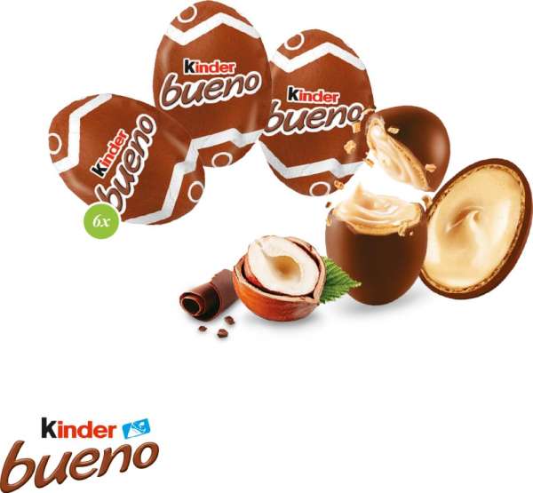 Schoko-Eier 6er-Set Kinder bueno Eggs