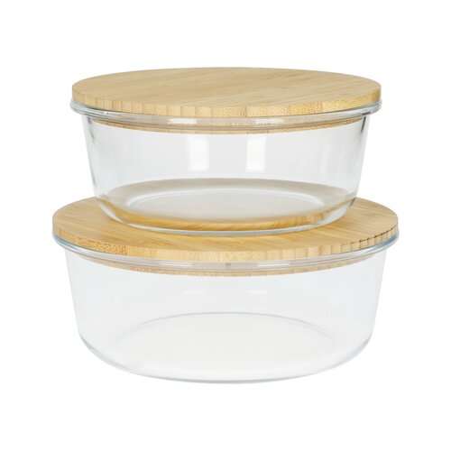 Glasbox "Balance", rund 19x7,5 cm