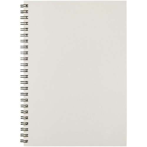Desk-Mate® A5 recyceltes farbiges Notizbuch mit Spiralbindung