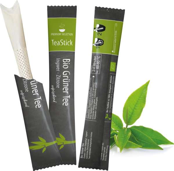 Bio TeaStick - Grüner Tee Ingwer Zitrone