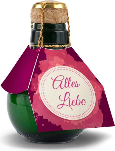 Kleinste Sektflasche der Welt! Alles Liebe – Ohne Geschenkkarton, 125 ml