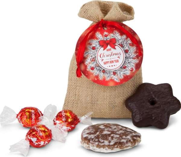 Präsentset Süßes Weihnachtssäckchen
