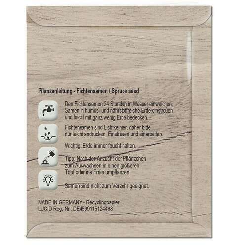 Samentütchen Mini - Standardmotiv - Fichte
