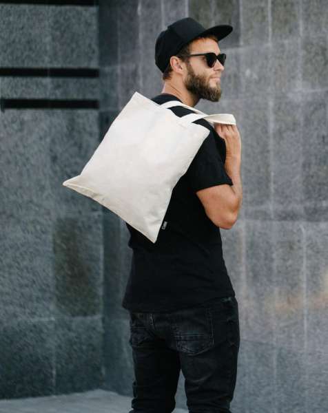 Baumwolltasche MADE IN HEIMAT, lange Henkel