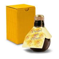 Kleinste Sektflasche der Welt! Diesmal statt Blumen