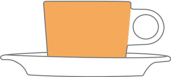 Cappuccinotasse Form 203