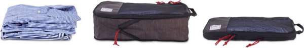 TROIKA Reise-Kompressionstaschen Set BUSINESS PACKING CUBES