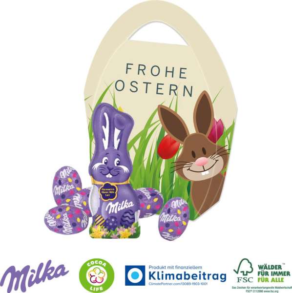 Premium „Osterei“ mit Milka Schokoladenmischung