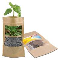 Grünes aus der Tüte mit Samen