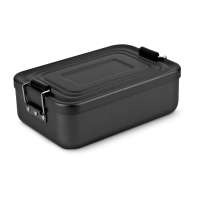 ROMINOX® Lunchbox Quadra Schwarz matt
