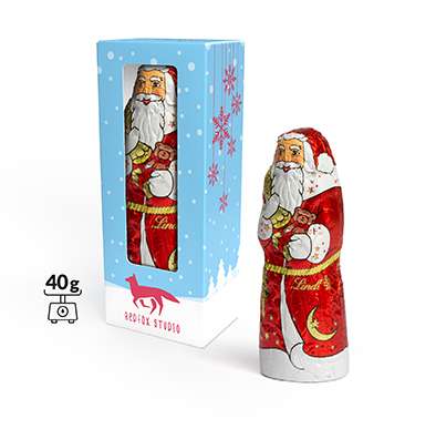 Lindt Schoko Nikolaus in Vollkartonage