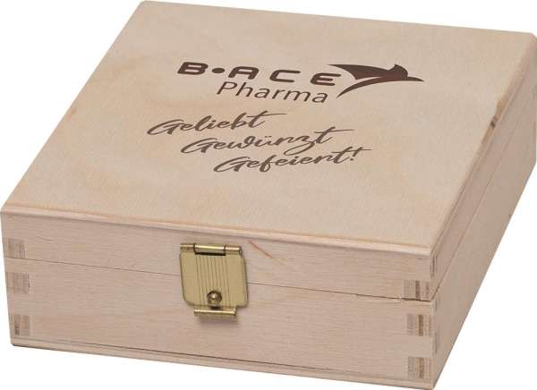 Holzbox für Gewürzmühlen Mini - 3er Set