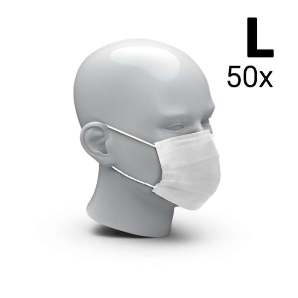 Mund-Nasen-Schutz 3-Ply 50er Set