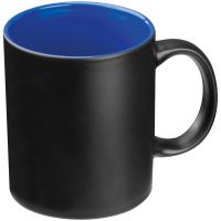 Tasse aussen schwarz, innen farbig