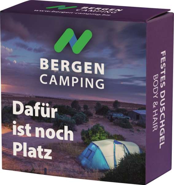 Festes Duschgel &quot;Body &amp; Hair&quot; - 4c-Kartonage