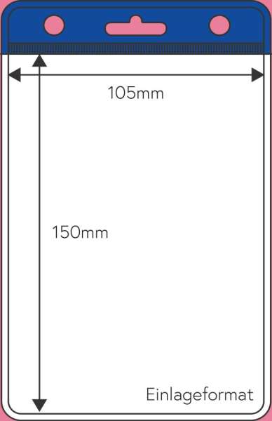Ausweishülle, Hochformat