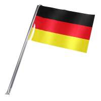 Fahne, selbstaufblasend „Deutschland“ groß