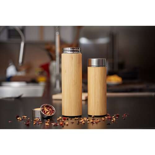 Vakuum Flasche "Bambus", large