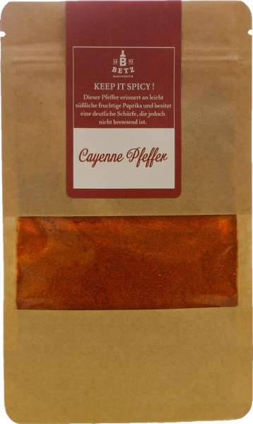 Cayennepfeffer in Mailingtüte, 20 g
