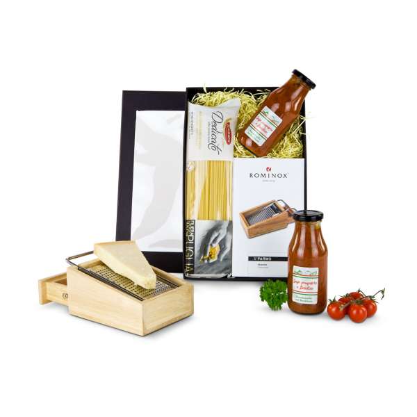 Präsentset: Die Parmesanreibe
