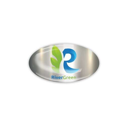 Doming Sticker Silber