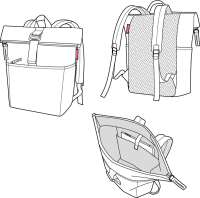 Vorschau: Rucksack rolltop backpack recycled Vorschau: Rucksack rolltop backpack recycled