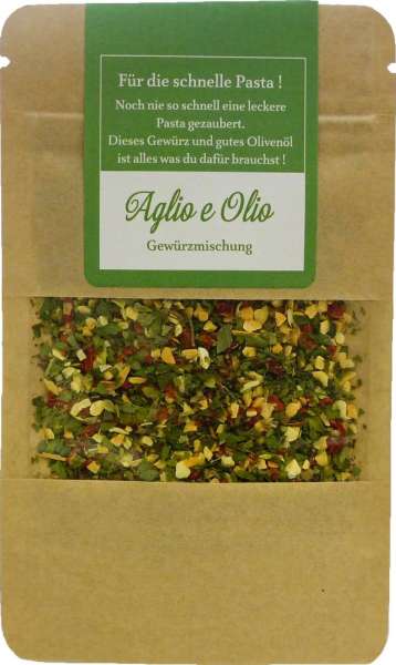 Aglio Olio Gewürzmischung in Mailingtüte, 5 g