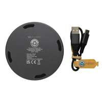 Vorschau: Terra 10W Wireless Charger aus RCS recyceltem Aluminium Vorschau: Terra 10W Wireless Charger aus RCS recyceltem Aluminium