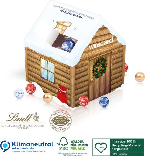 Adventskalender Lindt Weihnachtshaus