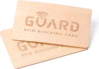 RFID Blocker Karte - Premium Schutz (Holz)