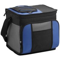 Easy-access Kühltasche für 24 Dosen royalblau, schwarz