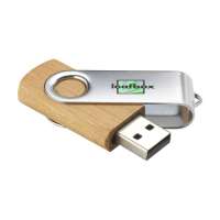 Vorschau: USB Twist Bamboo aus Vorrat 8 GB Vorschau: USB Twist Bamboo aus Vorrat 8 GB